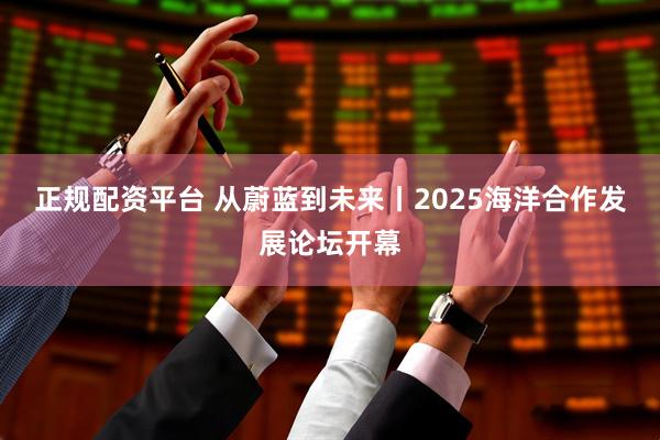 正规配资平台 从蔚蓝到未来丨2025海洋合作发展论坛开幕